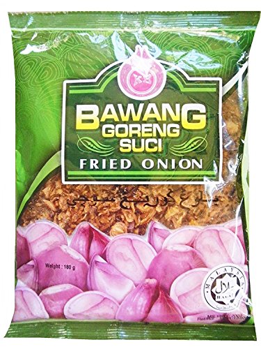 UPC 639476800380, Bawang Goreng Suci Crispy Fried Onion, 180g/6.3 Oz (Pack of 3)