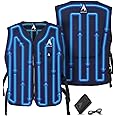 Alphacool 5V Touch Button Circulatory Cooling Vest – Rechargeable Battery Ice Pack Vest for Industrial Workers, Bikers, etc.