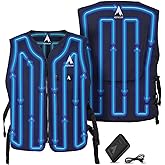 Alphacool 5V Touch Button Circulatory Cooling Vest – Rechargeable Battery Ice Pack Vest for Industrial Workers, Bikers, etc.