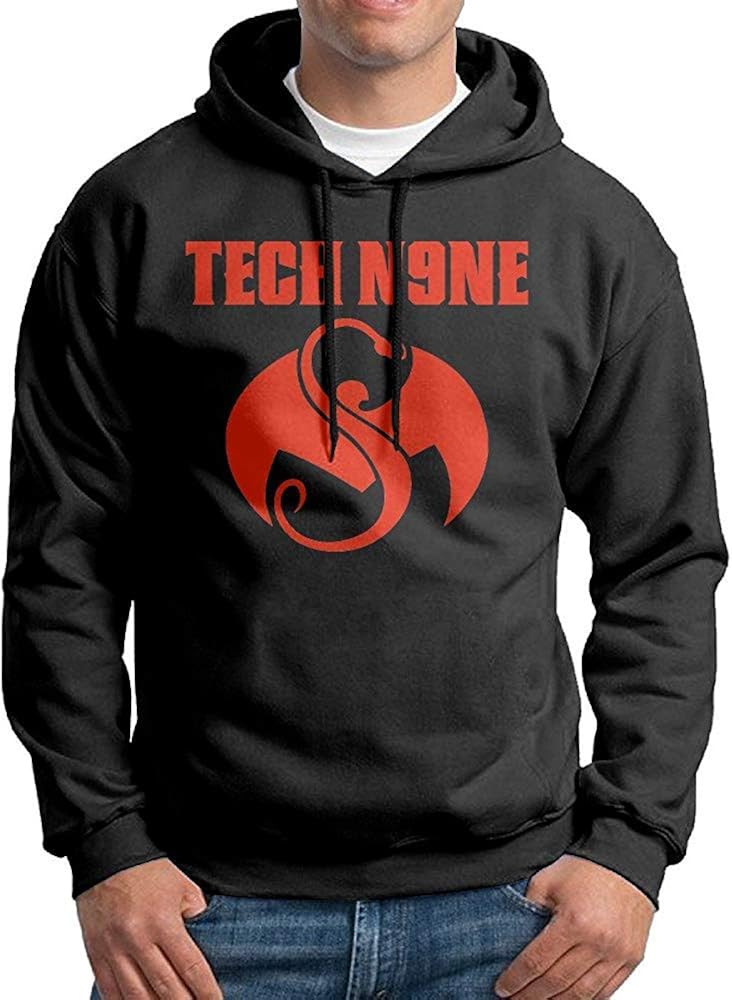 shanghao Men's Rapper Tech N9ne Logo Aaron Dontez Yates Sports Hoodie