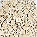 Goodlucky Wooden Scrabble Letter Tiles with Bag, 500-Pieces