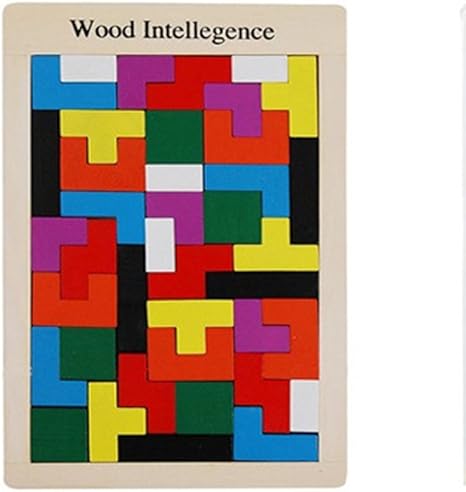 Amazon Shina テトリス積み木 木製知育玩具 ジグソ パズル 赤ちゃんの興味をもたらす動物 乗り物の図案 幼児啓蒙 赤ちゃんの認識能力を培養 向上 赤ちゃんのプレゼントとして最高 木製パズル おもちゃ