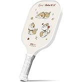 LUZZ Pickleball Paddles, T700 Carbon Fiber Pickleball Paddle Sandblasted Surface with Honeycomb Core Pickle Ball Rackets for Beginners Increased Spin Strength & Control Stability