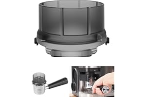 TIGA Portafilter Funnel for Ninja Espresso Machine ES601 – Coffee Dosing Ring, No-Mess Espresso Funnel for Precise Tamping, Anti-Splash, Accessory Compatible with Ninja Luxe Café Premier Series ES601