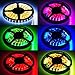 HitLights RGB LED Strip Light Multicolor Light Strip Color Changing Tape Lights 16.4FT 150LED 5050 12V DC