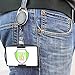 2 Pack - Premium Two Card Plastic Badge Holder - Vertical or Horizontal - with Heavy Duty Retractable Carabiner Clip Badge Reel by Specialist ID (Black)