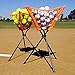 Bownet Ball Caddy, Multi-Sport Practice Ball Caddy Net for Softballs, Baseballs, and Tennis Balls (36