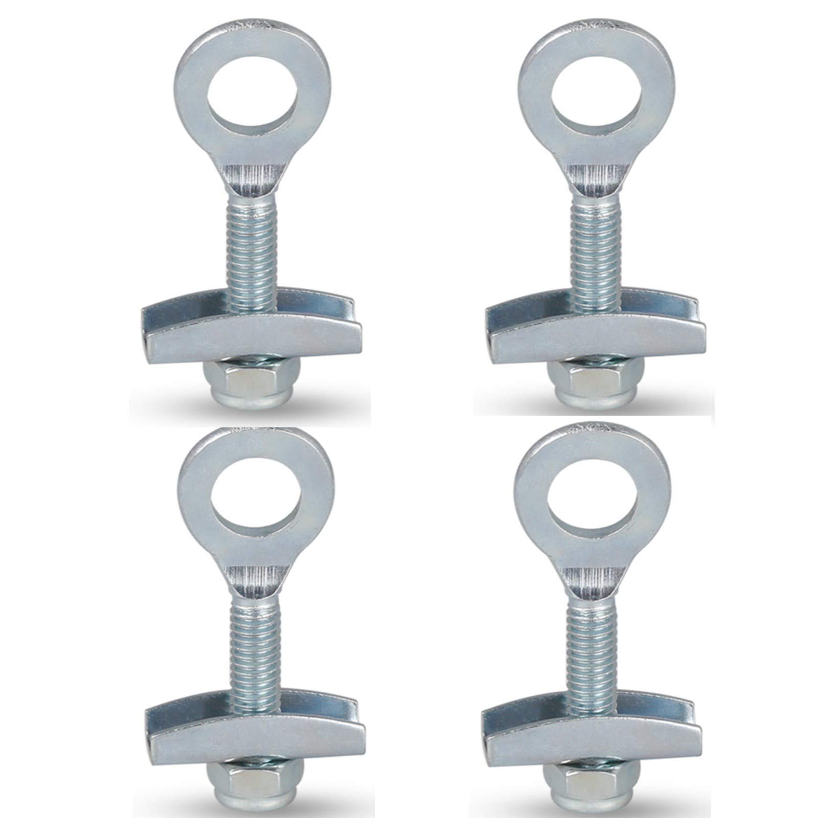 NA 4 Pieces Bike Chain Tensioner Bicycle Chain Adjuster Fixed Bicycle Chain Used for Single Speed Track Bicycle