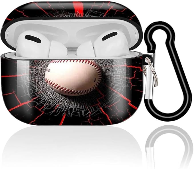 Baseball AirPods Pro Case Cover,Soft TPU AirPods Pro Case