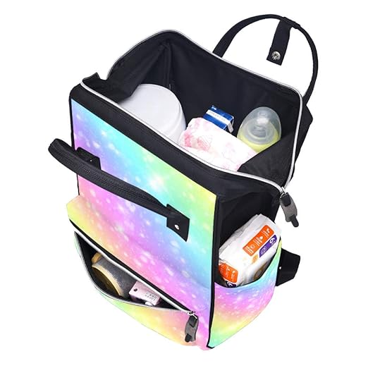 rainbow changing bag