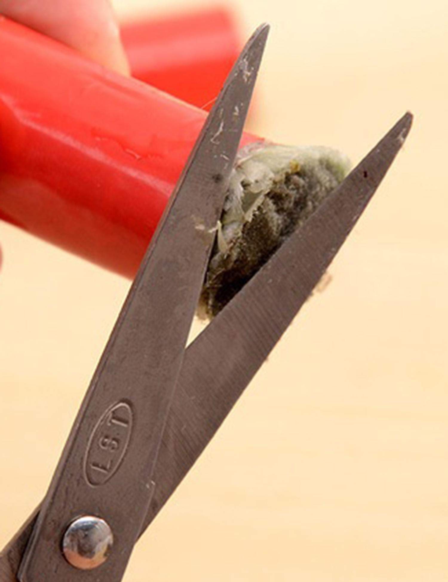 Caiuet 2pcs Stainless Steel Cleaner Brush Rust and Stain Remover for Kitchen Cookware and Metal Polisher Brushes