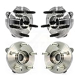Front Rear Wheel Bearing & Hub Assembly Kit For