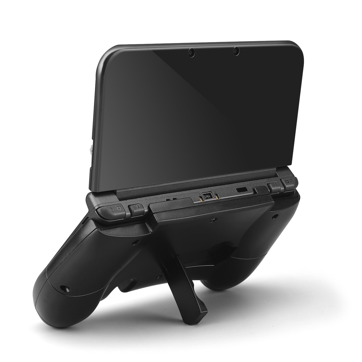 TNP New Nintendo 3DS XL Hand Grip - Protective Cover Controller Case | Ergonomic Comfort | Anti Slip Handle | with Kick-Stand | for 3DS XL LL 2015 Model