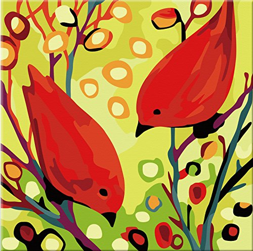 Karribi Paint by Numbers Kit for Adults and Children - Modern Birds Series (Bird II)