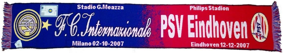 Inter Milan Scarf VS PSV Eindhoven Champions League 2007/2008 – One size, Blue