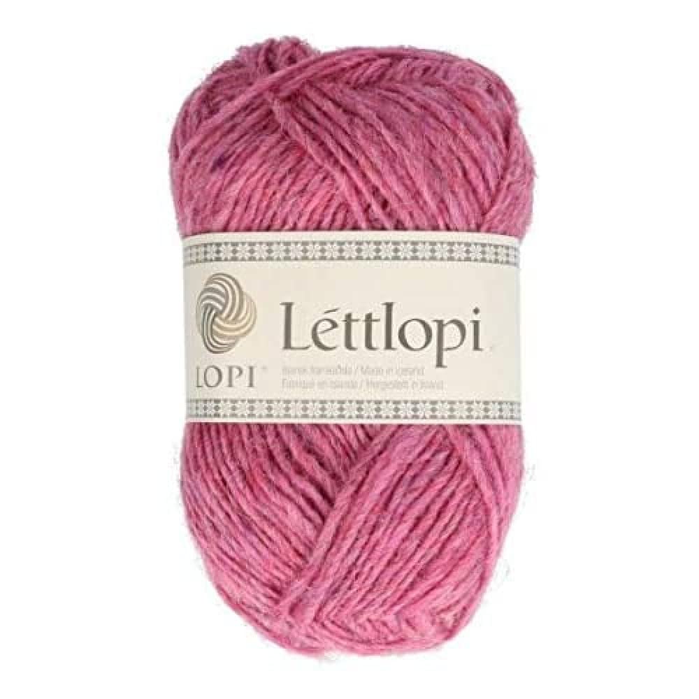 ÁLAFOSS - Icelandic wool yarn 1522-1412 Yarn, Pink Heather, 50g/1.75oz. 100m/109yd