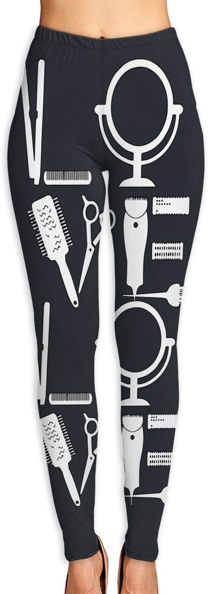 Mo Rong Wen Friseur Friseur Friseur Love Her Hair Stylist Damen Yoga Hose Sport Hose Workout Leggings Damen As Show The Picture Small Amazon De Sport Freizeit