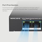 MERCUSYS MS108GP 8-Port Gigabit PoE Switch 7-Port PoE+ 250m Extender 65W Metal view 4