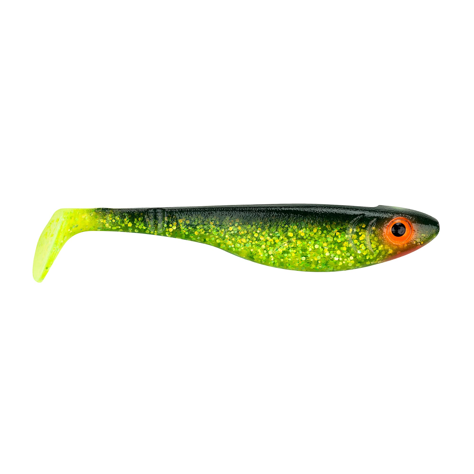 Abu Garcia Svartzonker McPrey, Soft Lure, Predator Fishing, Unisex, McPrey Black Chartreuse, 12cm