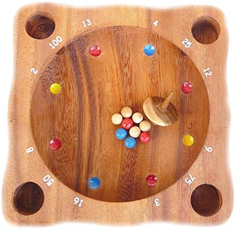 Logica Giochi Art. Tyrolean Roulette - Roulette in Teak Fine Wood - Multiplayer Board Game - Image 4