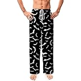 Mens Halloween Pajamas Funny Print Ghost Pumpkin Pajama Pants Trendy Cute Sleepwear Bottoms Sleep Lounge Pj Pants