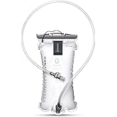 HydraPak Velocity Hydration Reservoir (1.5L or 2L), Slim Profile Water Bladder, Self-Sealing Bite Valve, Leak Proof, Reversible, Dishwasher Safe