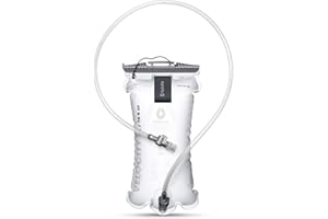 HydraPak Velocity (2L Hydration Reservoir) Ultralight Water Bladder, Self-Sealing Bite Valve, Leak Proof, Reversible, Dishwas