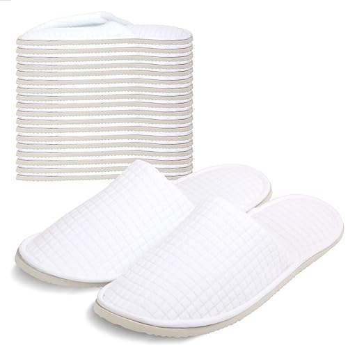 Anmerl 10 Pairs Disposable Slippers for Guests Bulk Hotel Spa