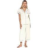 Eberjey Gisele Short Sleeve and Cropped Pant PJ Set