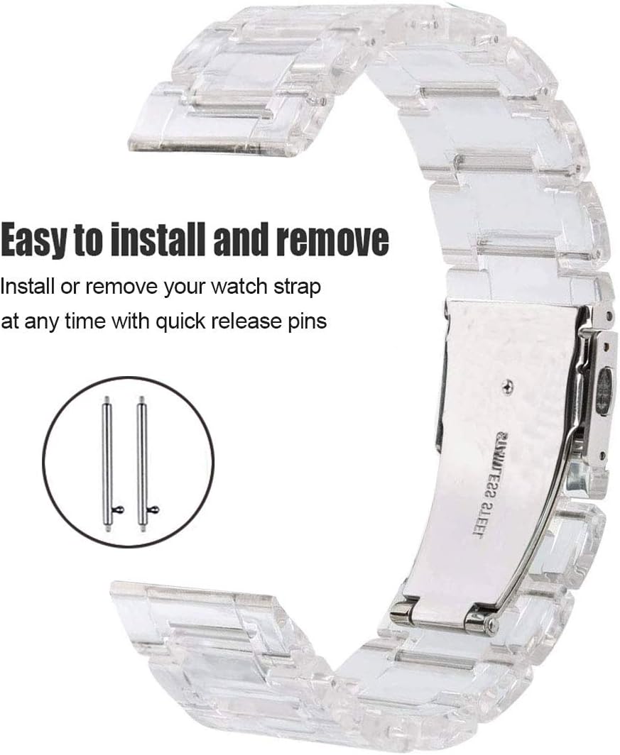 DEALELE Strap Compatible with Samsung Galaxy Watch 7/6 / 6 Classic / 5/5 Pro / 4/4 Classic / 3 41mm / Active 2 - Image 4
