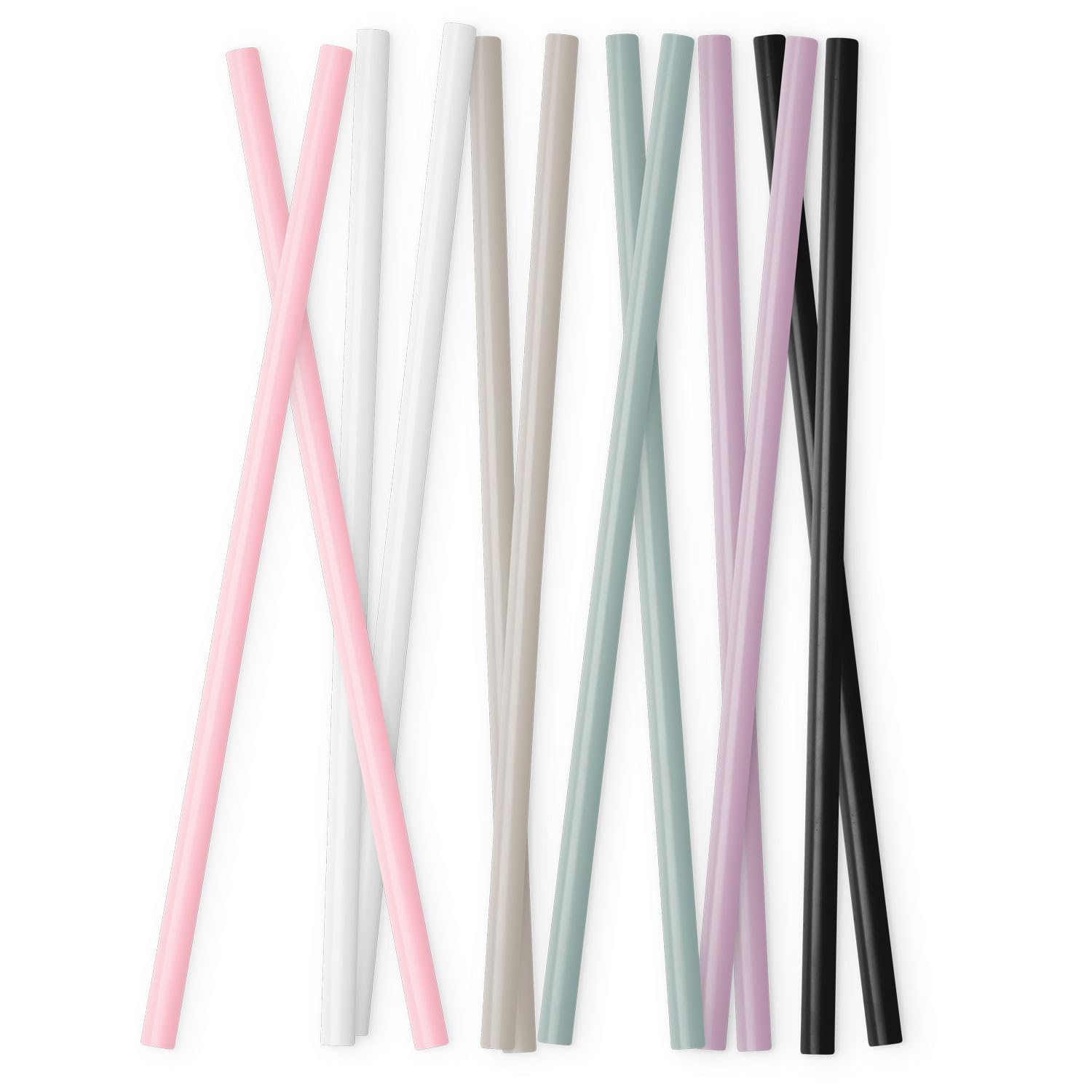 Photo 1 of Simple Modern Plastic Reusable Straws | BPA Free and Waste Reducing Plastic Straw for Tumblers and Travel Mugs | Trek Collection | 12 Pack | Assortment 1