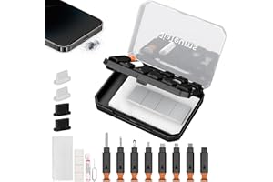 Charging Port Cleaning Tool for iPhone, JiaTeums Cleaning Kit for iPhone and Airpod,Cell Phone, Repair Kit for Laptop PC USB 