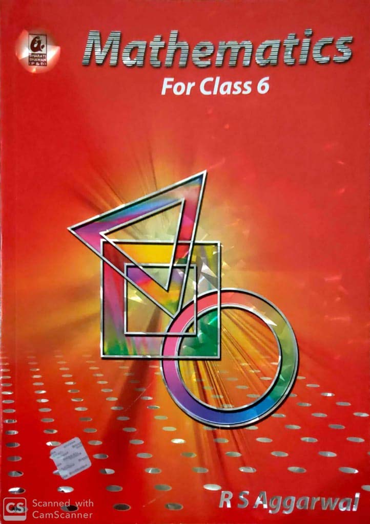 R S Aggarwal maths Book for class 6 R S Aggarwal maths Book for class 6