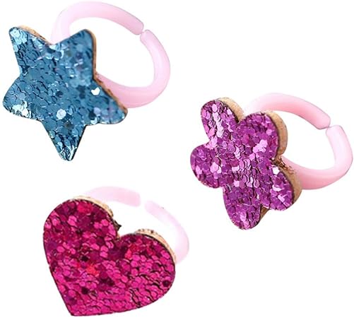 Stobok 48 Pcs Set Enfants Bagues Coeur Princesse Dessin Anime Mignon Jouer Anneaux Pour Bebes Enfants Filles Couleur Aleatoire Amazon Fr Bricolage