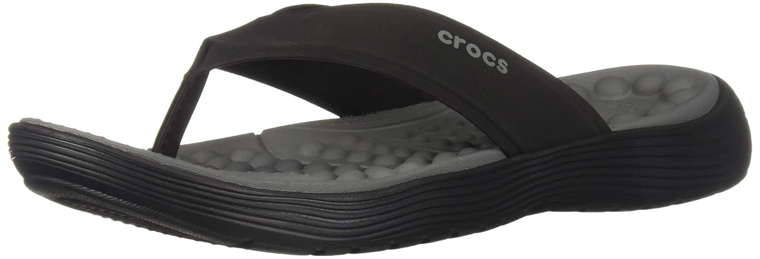 crocs men's reviva flip flop