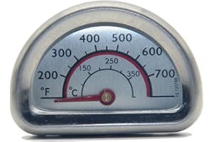 Barbecue Charcoal Grill Thermometer Pit Wood Smoker Temperature Gauge Cooking Oven Meter Gift