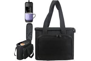 Portable Carrying Case for K-Mini Mate Single Serve Coffee Maker, Thick Padded Travel Tote Bag with Accessories Pocket, Water