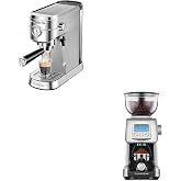 CASABREWS CM5418 Espresso Machine with Tornado Electric Conical Burr Coffee Grinder