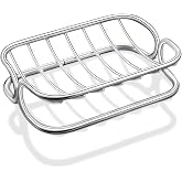 Soap Dish, Stainless Steel Soap Holder, Wire Dish for Shower, Classic Style | Rust Proof Metal Bar, Self Draining, Sponge Shelf Tray for Kitchen Sink, Easy Cleaning Quick Dry