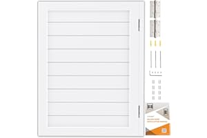 LVYIHAN Saloon Swinging Doors 30/32/36 Inch Wide, White Heavy Duty Swinging Half Door with Hinges and Hardware, Single Swing Cafe Doors for Doorway Bar Kitchen Decor