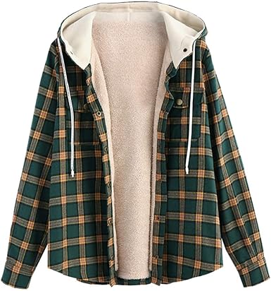men's plaid jacket with hood