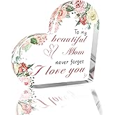 Custom Mothers Day Gift,Personalized Funny Mothers Day Cool Gifts for New Mother in Law Bonus Step Mom Moms Birthday Valentines Christmas Easter Gifts from Daughter Son Husband Gift Mom Acrylic Plaque