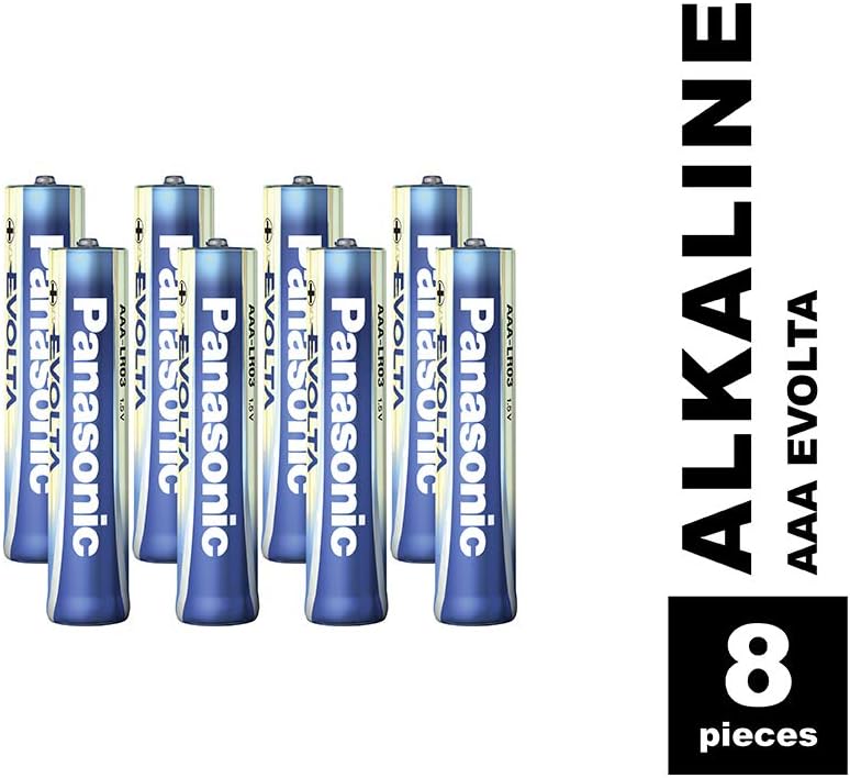 Panasonic EVOLTA AAA batteries, pack of 8 alkaline batteries, AAA Micro LR03, plastic-free packaging, 100% recyclable, 1.5 V - Image 4