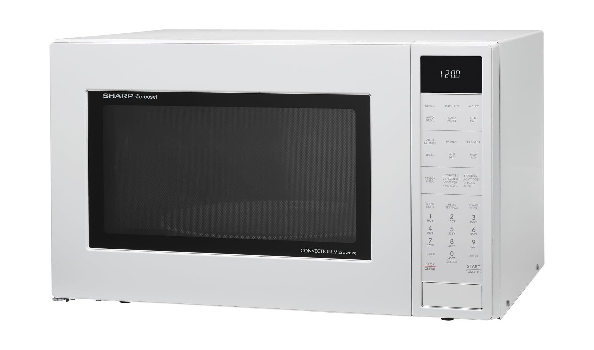 SHARP SMC1585KW Convection Countertop Microwave Oven with Removeable 15.4
