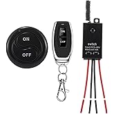dstfuy Mini Wireless Switch 12V,5V/12V/48V/10A Relay Remote Switch. | with 328FT Long Range for Track Lights,Car Led Light,Fan,Water Pump,DIY electronics.