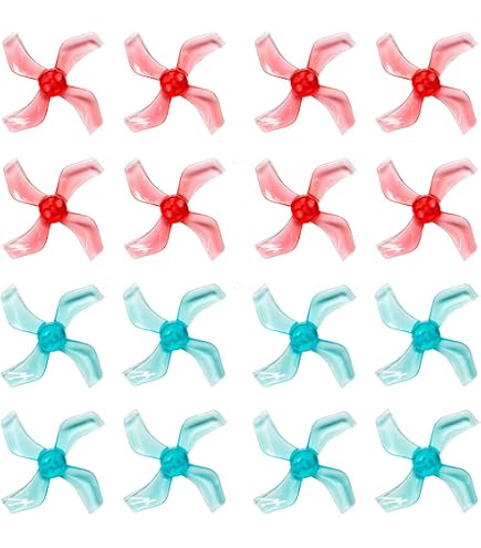 4 Pares De Hélices Gemfan 75mm Para Dron Tello FPV – 2 Aspas Con Orificio De 1mm, Transparentes, Ideales Para Freestyle Y Repuesto