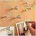 Paper Airplane Push Pin, Fantastic_008 Thumbtacks Push Pins Metal for Home Office Cork Board / Bulletin Board Creative Novelty Office Gadget Home Decorative, 6pcs/set