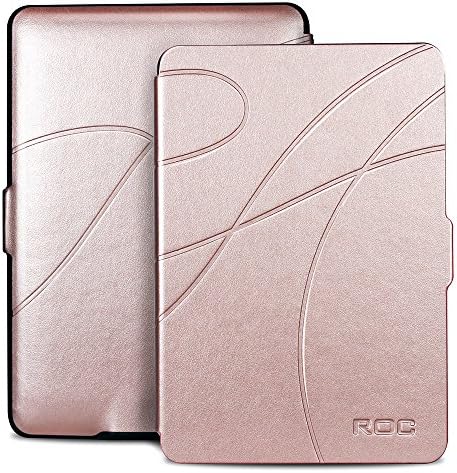Reexir Smart Case for Kindle Paperwhite – The Lightest and Slim PU Leather Cover with Auto Sleep / Wake for Amazon All-new Kindle Paperwhite (Fits 2012, 2013, 2015 and 2016 Versions) (Rose Gold)