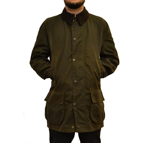Barbour Mens Beaufort Wax Jacket, 52, Black at Amazon Men's