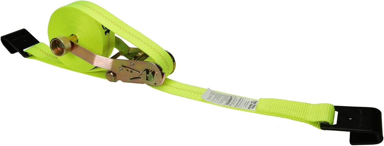 Rollup Ratchet 2" x 18' Strap with Flat Hook Automotive